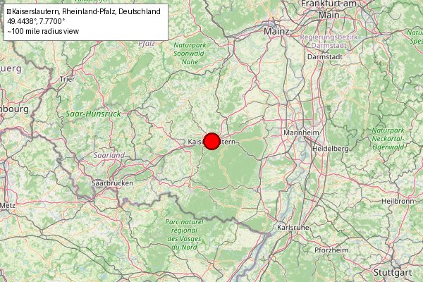 Latest story from Kaiserslautern, Rheinland-Pfalz, Deutschland